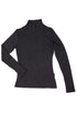 250 Women's Merino Long Sleeve Turtleneck - Dark Mel Grey